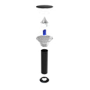 LED Solar Bollard Lights, 1.5W, 220LM, CCT Changeable: Warm White/Cool White, Solar Pathway Lights, IP65 Waterproof, Auto ON/Off, Solar Garden Lights Outdoor -23.6 Inch Load image into Gallery viewer, LED Solar Bollard Lights, 1.5W, 220LM, CCT Changeable: Warm White/Cool White, Solar Pathway Lights, IP65 Waterproof, Auto ON/Off, Solar Garden Lights Outdoor -23.6 Inch