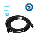 Solar Panel Extension Cable with Male to Female Solar Connectors (Single) Load image into Gallery viewer, Solar Panel Extension Cable with Male to Female Solar Connectors (Single)