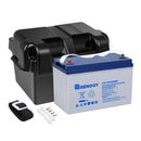 12V 100Ah Deep Cycle Hybrid GEL Battery w/ Battery Box Load image into Gallery viewer, 12V 100Ah Deep Cycle Hybrid GEL Battery w/ Battery Box