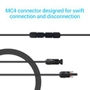 Solar Panel Extension Cable with Male to Female Solar Connectors (Single) Load image into Gallery viewer, Solar Panel Extension Cable with Male to Female Solar Connectors (Single)