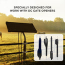 10 Watt Solar Panel Charger for Gate Opener Load image into Gallery viewer, 10 Watt Solar Panel Charger for Gate Opener