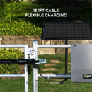 10 Watt Solar Panel Charger for Gate Opener Load image into Gallery viewer, 10 Watt Solar Panel Charger for Gate Opener