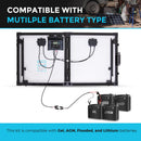 100 Watt Eclipse Monocrystalline Solar Suitcase w/ Controller Load image into Gallery viewer, 100 Watt Eclipse Monocrystalline Solar Suitcase w/ Controller