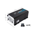 2000W 12V Pure Sine Wave Inverter Charger w/ LCD Display Load image into Gallery viewer, 2000W 12V Pure Sine Wave Inverter Charger w/ LCD Display