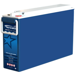 NorthStar BLUE+ VRLA-AGM Pure Lead Carbon 183Ah, 12V Front Terminal NorthStar BLUE+ VRLA-AGM Pure Lead Carbon 183Ah, 12V Front Terminal