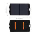 100W Foldable Portable Monocrystalline Solar Panel with a In-Built Junction Box Load image into Gallery viewer, 100W Foldable Portable Monocrystalline Solar Panel with a In-Built Junction Box