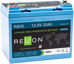 12V 35AH LIFEPO4 BATTERY, M8 Terminal Type 12V 35AH LIFEPO4 BATTERY, M8 Terminal Type