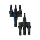 3 to 1 Solar Branch Connectors MMMF+FFFM Pair Load image into Gallery viewer, 3 to 1 Solar Branch Connectors MMMF+FFFM Pair