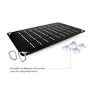 Renogy E.FLEX5 Monocrystalline Portable Solar Panel with USB Port Load image into Gallery viewer, Renogy E.FLEX5 Monocrystalline Portable Solar Panel with USB Port