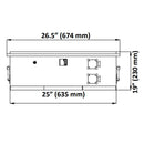 5kWh LFP-5K-48V 100Ah (Dimention) Load image into Gallery viewer, 5kWh LFP-5K-48V 100Ah (Dimention)