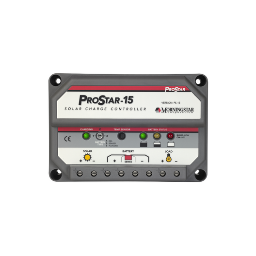 Morningstar Prostar 15 Amp PS-15, Charge Controller (Without meter)