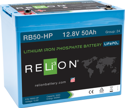 RB50-HP - 12v 50Ah High Performance Lithium Battery RB50-HP - 12v 50Ah High Performance Lithium Battery