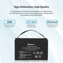 12V 100Ah Lithium Iron Phosphate Battery w/ Bluetooth Load image into Gallery viewer, 12V 100Ah Lithium Iron Phosphate Battery w/ Bluetooth