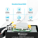 12V 100Ah Smart Lithium Iron Phosphate Battery Load image into Gallery viewer, 12V 100Ah Smart Lithium Iron Phosphate Battery