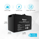 12V 100Ah Smart Lithium Iron Phosphate Battery Load image into Gallery viewer, 12V 100Ah Smart Lithium Iron Phosphate Battery