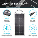175 Watt 12 Volt Flexible Monocrystalline Solar Panel Load image into Gallery viewer, 175 Watt 12 Volt Flexible Monocrystalline Solar Panel
