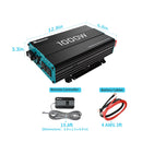 1000W 12V Pure Sine Wave Inverter Load image into Gallery viewer, 1000W 12V Pure Sine Wave Inverter