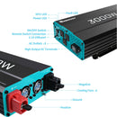 3000W 12V Pure Sine Wave Inverter Load image into Gallery viewer, 3000W 12V Pure Sine Wave Inverter