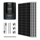 400 Watt 12 Volt Solar Starter Kit w/ MPPT Charge Controller Load image into Gallery viewer, 400 Watt 12 Volt Solar Starter Kit w/ MPPT Charge Controller
