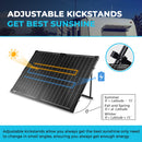 100 Watt 12 Volt Monocrystalline Foldable Solar Suitcase w/o Controller Load image into Gallery viewer, 100 Watt 12 Volt Monocrystalline Foldable Solar Suitcase w/o Controller