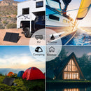 100 Watt 12 Volt Monocrystalline Foldable Solar Suitcase w/o Controller Load image into Gallery viewer, 100 Watt 12 Volt Monocrystalline Foldable Solar Suitcase w/o Controller