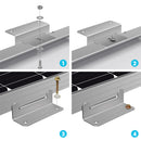 Solar Panel Mounting Z Bracket -- Set of 4 Load image into Gallery viewer, Solar Panel Mounting Z Bracket -- Set of 4