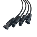 4 to 1 Solar Branch Connectors MMMMF+FFFFM Pair Load image into Gallery viewer, 4 to 1 Solar Branch Connectors MMMMF+FFFFM Pair