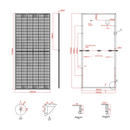 Solarever Usa 440W Mono Crystalline 78 Cell Mono Perc Half Cell Solar Panel Load image into Gallery viewer, Solarever Usa 440W Mono Crystalline 78 Cell Mono Perc Half Cell Solar Panel