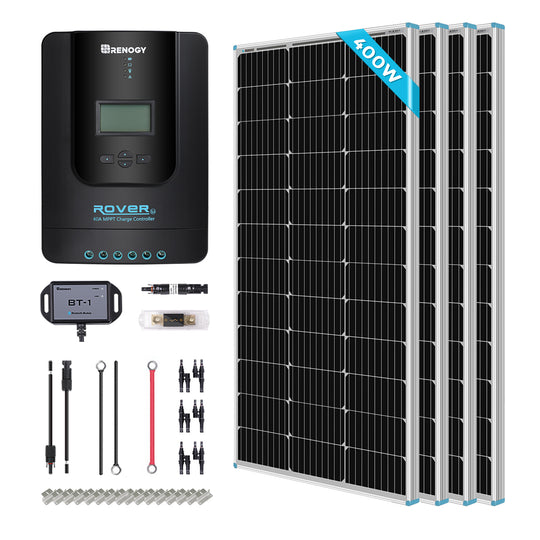 New 400 Watt 12 Volt Solar Premium Kit