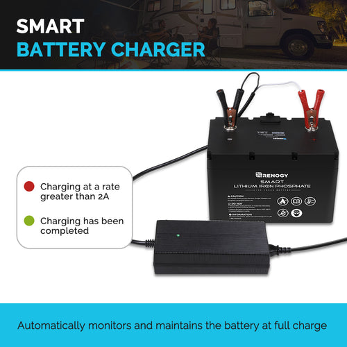 20A AC-to-DC LFP Portable Battery Charger