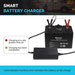 20A AC-to-DC LFP Portable Battery Charger