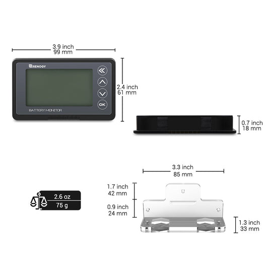 500A Battery Monitor With Shunt