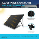 Load image into Gallery viewer, 200 Watt 12 Volt Monocrystalline Foldable Solar Suitcase