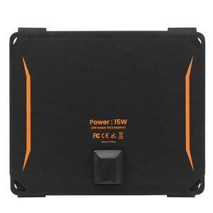 15W Portable Solar Panel Charger, Waterproof IP67 Foldable Solar Panels with USB Port