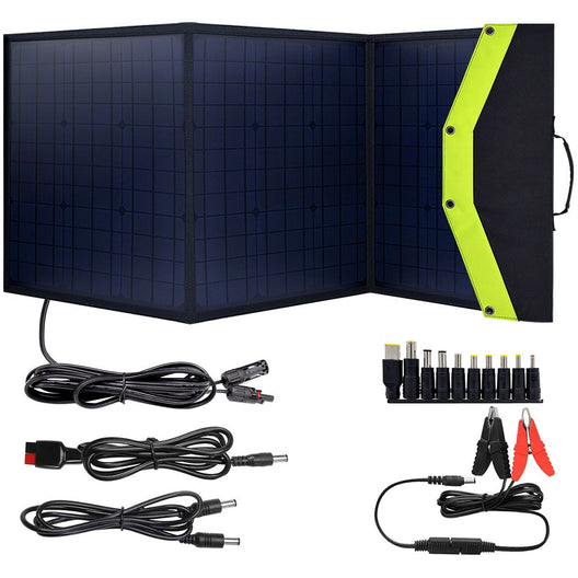 Acopower 120W Foldable Solar Panel Compatible Multiple Kinds of Power Station