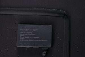 100W Foldable Portable Monocrystalline Solar Panel with a In-Built Junction Box