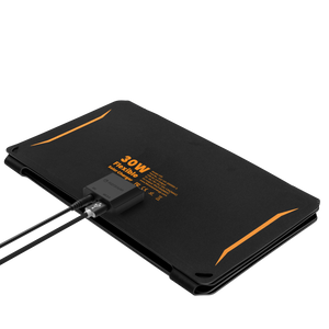 30W Flexible Monocrystalline Foldable Solar Charger