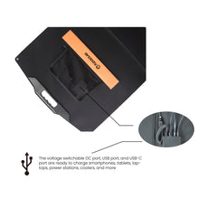 Load image into Gallery viewer, 100W Foldable Portable Monocrystalline Solar Panel with a In-Built Junction Box