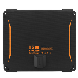 15W Portable Solar Panel Charger, Waterproof IP67 Foldable Solar Panels with USB Port