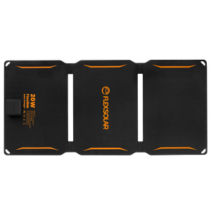20W Flexible Monocrystalline Foldable Solar Charger