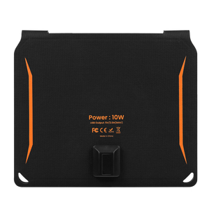 10W  Flexible Solar Panel Monocrystalline Photovoltaic PV Module with DC Alligator Clip Cable