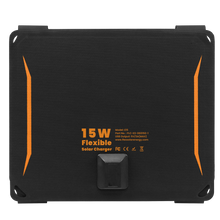 Load image into Gallery viewer, 15W Portable Solar Panel Charger, Waterproof IP67 Foldable Solar Panels with USB Port
