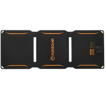 Load image into Gallery viewer, 15W Portable Solar Panel Charger, Waterproof IP67 Foldable Solar Panels with USB Port