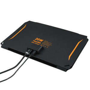 20W Flexible Monocrystalline Foldable Solar Charger