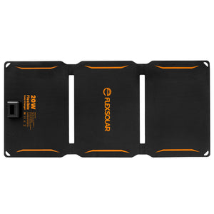 20W Flexible Monocrystalline Foldable Solar Charger