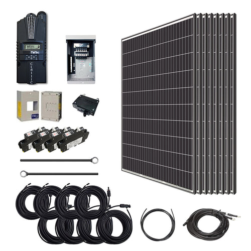 2500 WATT 48 VOLT Monocrystalline Solar Kit