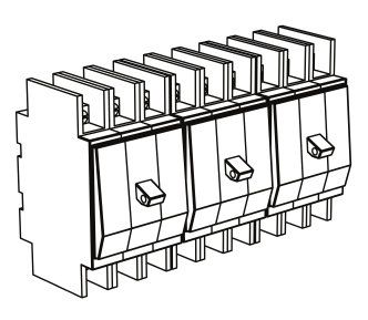 3 Phase Breaker Kit 3 Sets 3-Pole 60A 120/208Vac (For Pdp)