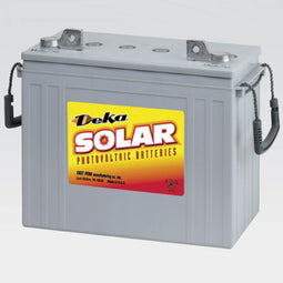 DEKA Solar Gel Deep Cycle Battery, 12V, 125Ah (8G5SHP-DEKA)