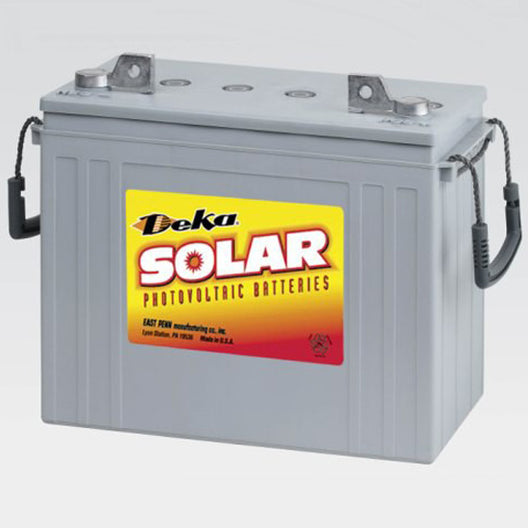 DEKA Solar Gel Deep Cycle Battery, 12V, 137Ah (8G5SHP-DEKA)
