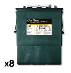 Outback Power EnergyCell 48-FLA-525-445 Amp Hour 48 Volt Flooded Battery System